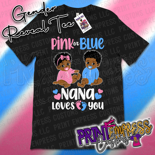 Gender Reveal Tees