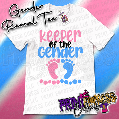 Gender Reveal Group Tees