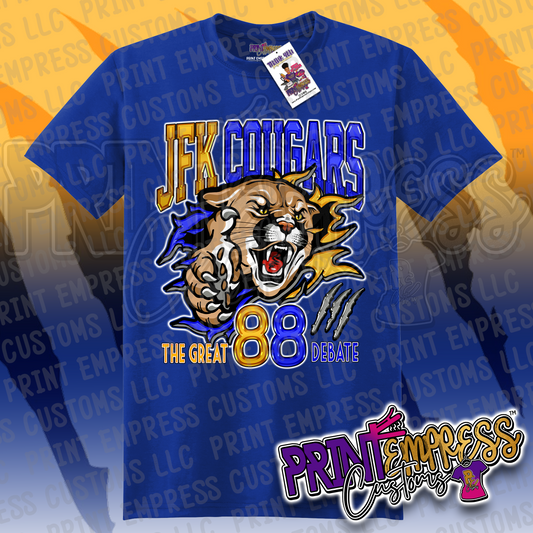 BULK: JFK Cougars "The Great 88 Debate" Tees