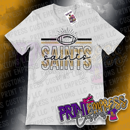 Saints Echo Tee - PRINT EMPRESS CUSTOMS LLC