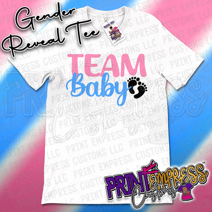 Gender Reveal Group Tees