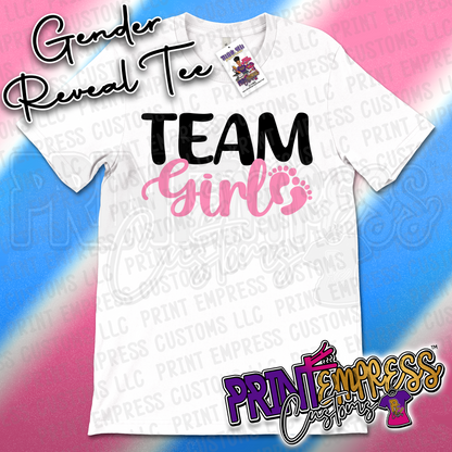 Gender Reveal Group Tees